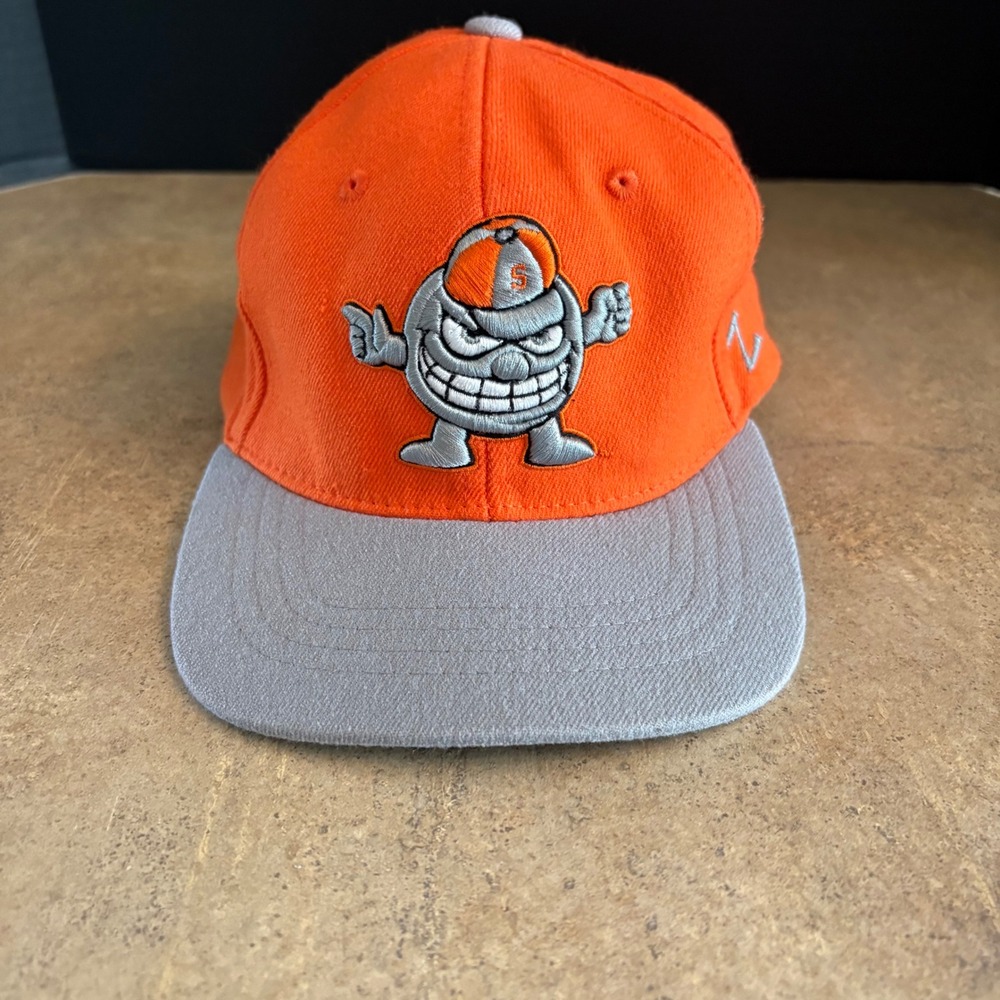 Vintage Syracuse Otto The Orange Zephyr Youth Cap Fitted Baseball NCAA YOUTH